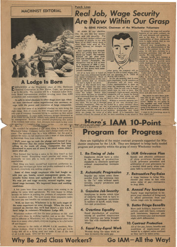 Article: The Machinist, December 1955 (Machinist Editorial, A Lodge is Born)