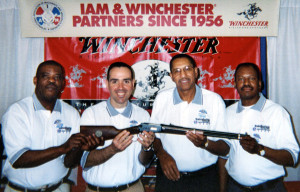 John Reynolds (third from left) was elected president of Local 609 in 2001